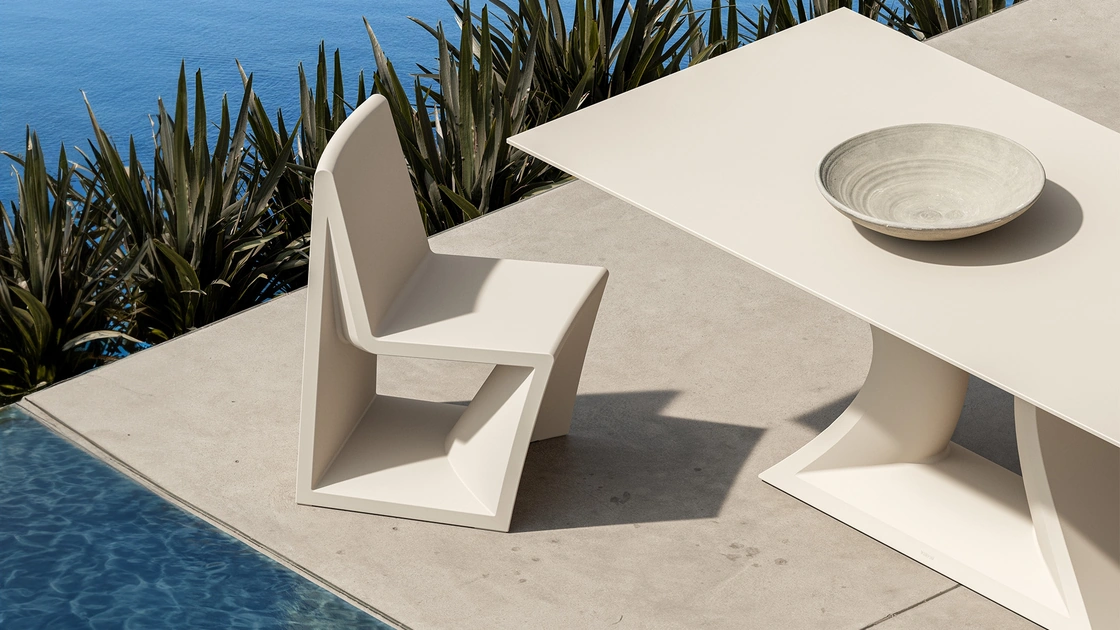 Tavolo e Sedia Rest Dining di Vondom