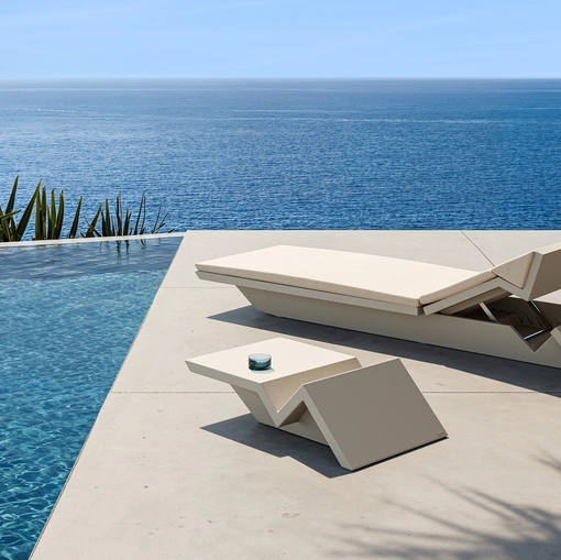 Sdraio da giardino Rest Sun Chaise di Vondom