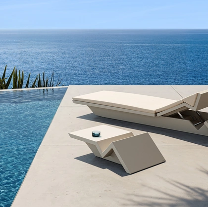 Sdraio da giardino Rest Sun Chaise di Vondom