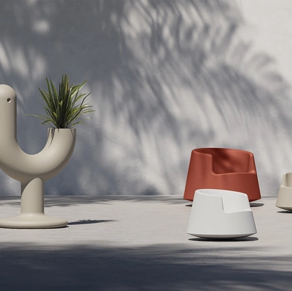 Poltroncina da giardino per bambini Roulette di Vondom