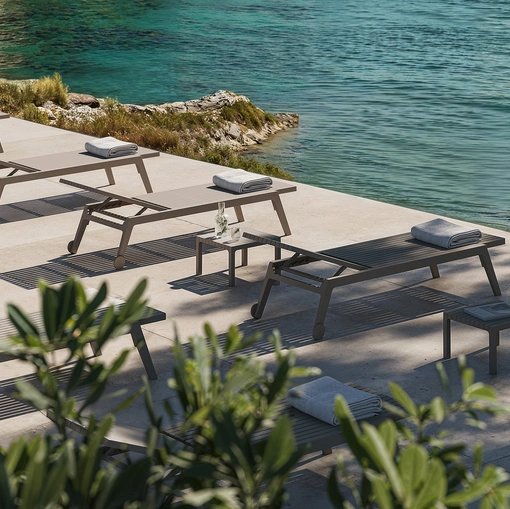 Lettino Spritz Sun Lounger di Vondom