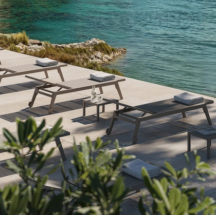 Lettino Spritz Sun Lounger di Vondom