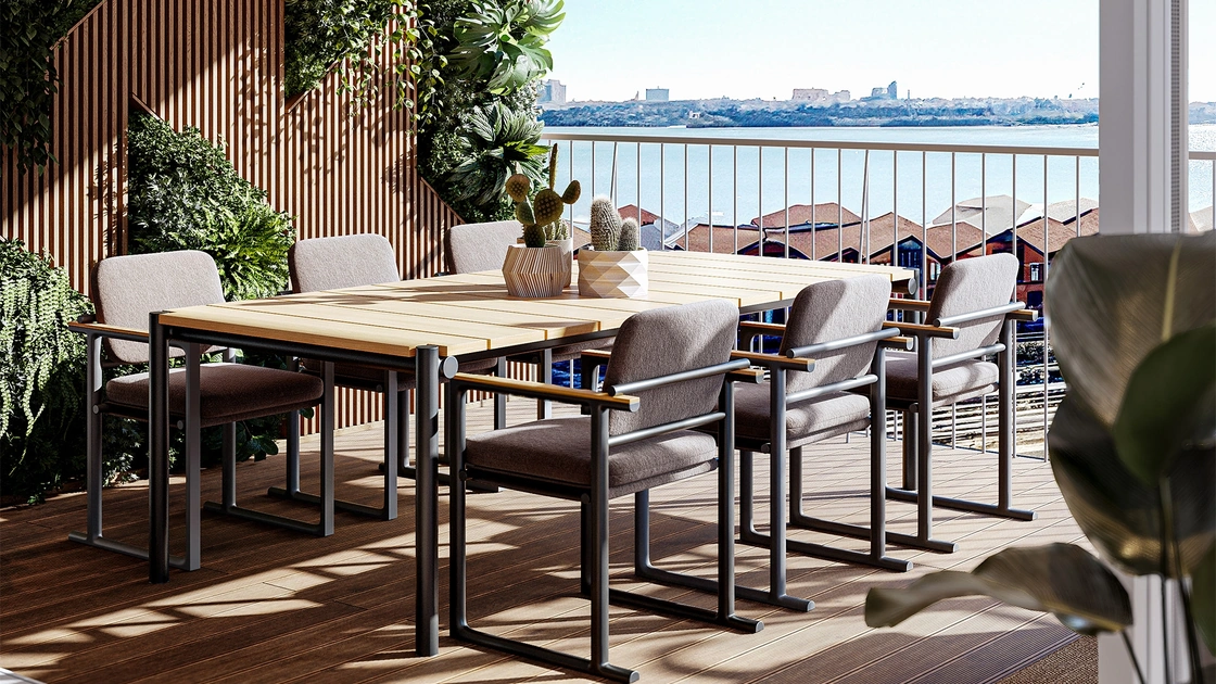 Tavolo e Sedia Tulum di Vondom