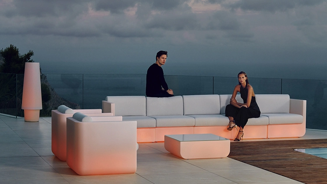 Arredo da esterno Ulm di Vondom