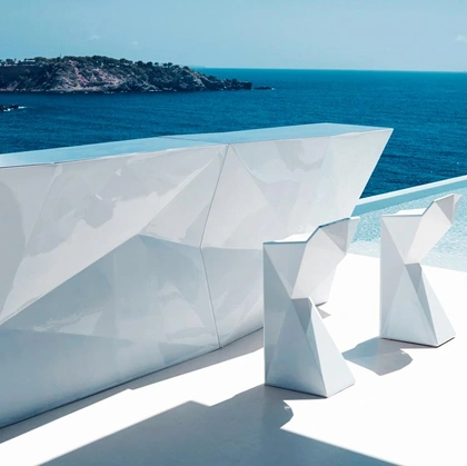 Sgabello Vertex Bar Stool di Vondom