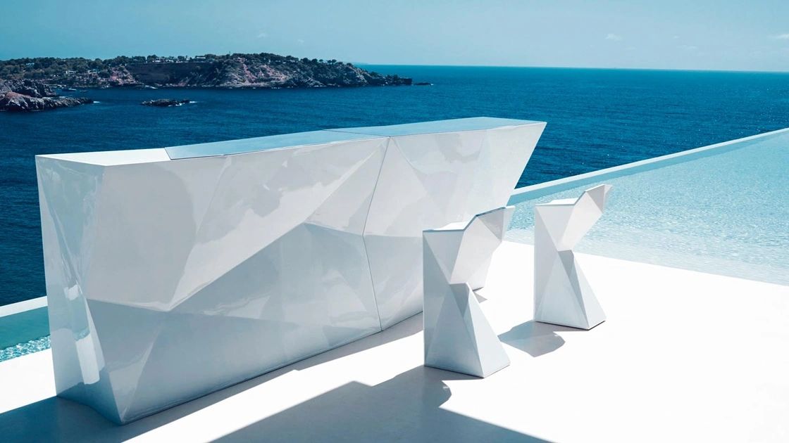 Sgabello Vertex Bar Stool di Vondom