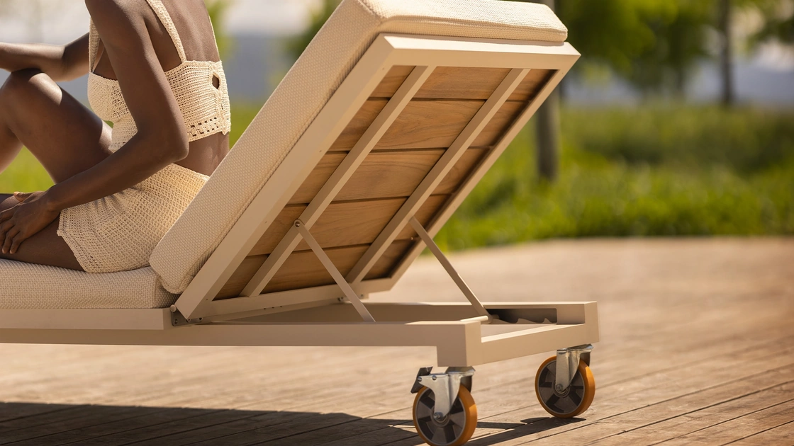 Lettino Vineyard Sun Lounger di Vondom