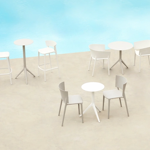Sedia, sgabello e tavolini Africa di Vondom