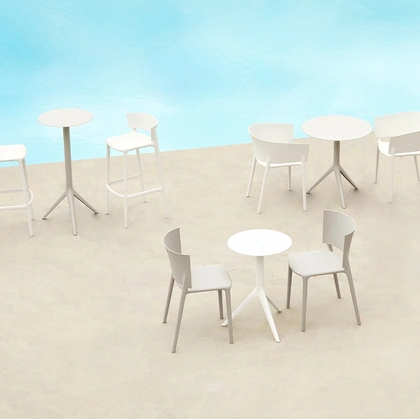 Sedia, sgabello e tavolini Africa di Vondom