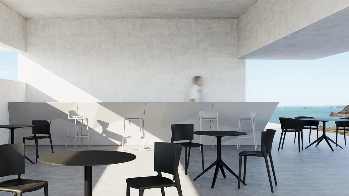 Sedia, sgabello e tavolini Africa di Vondom