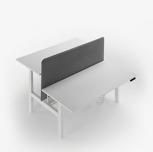 Scrivania Operativa con piani regolabili indipendentemente Skrive di Milani