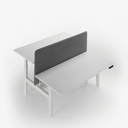 Scrivania Operativa con piani regolabili indipendentemente Skrive di Milani