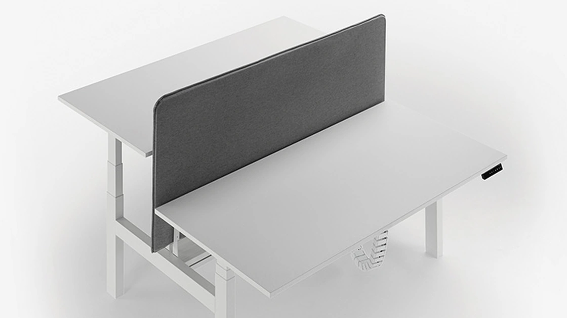 Scrivania Operativa con piani regolabili indipendentemente Skrive di Milani