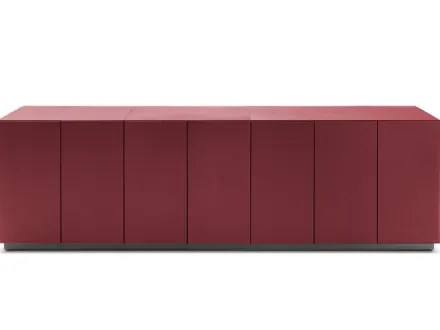 Mobile Ufficio CEO Cube rivestito in pelle di Poltrona Frau