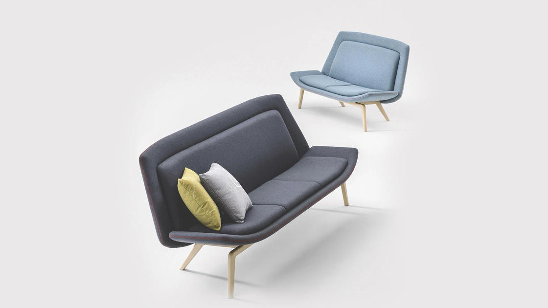 Poltroncine da attesa Nordic di Milani