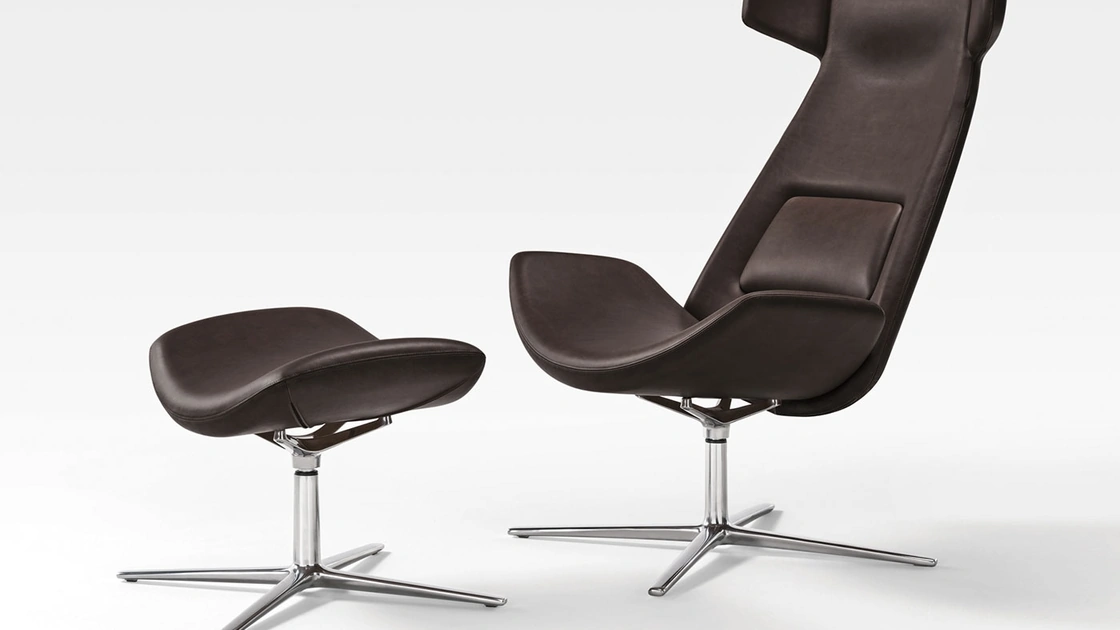 Poltrona direzionale Nordic di Milani