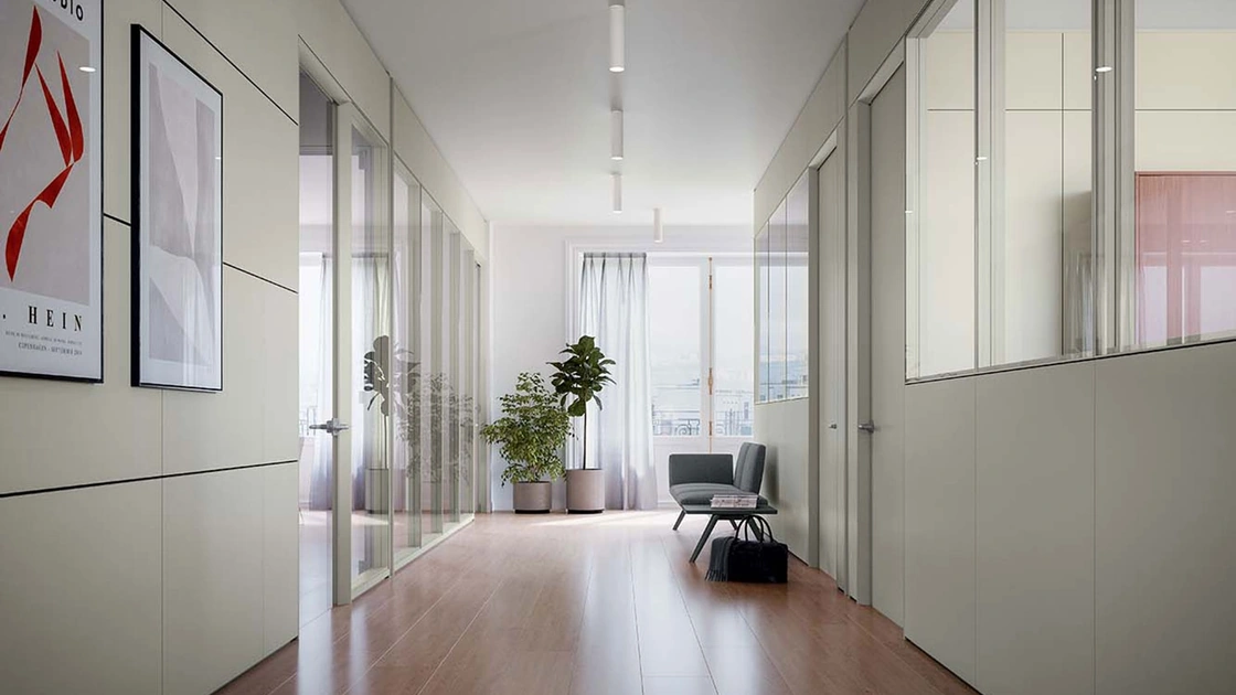 Pareti divisorie modulabili P1 di Quadrifoglio