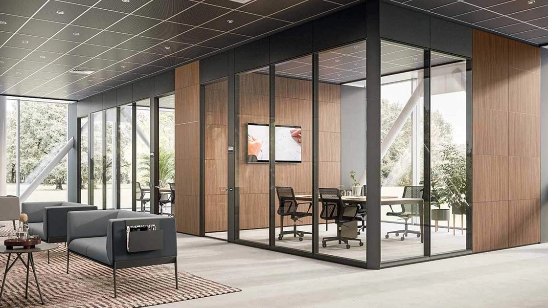 Pareti divisorie modulabili P1 di Quadrifoglio