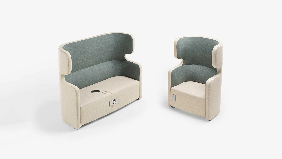 Poltroncine e divanetti da attesa People Sofà e People Set di Milani