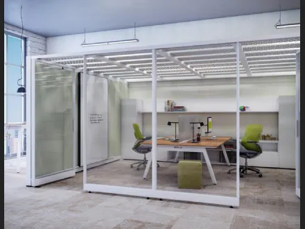 Scrivania Operativa Rockwell Unscripted Sawhorse di Knoll