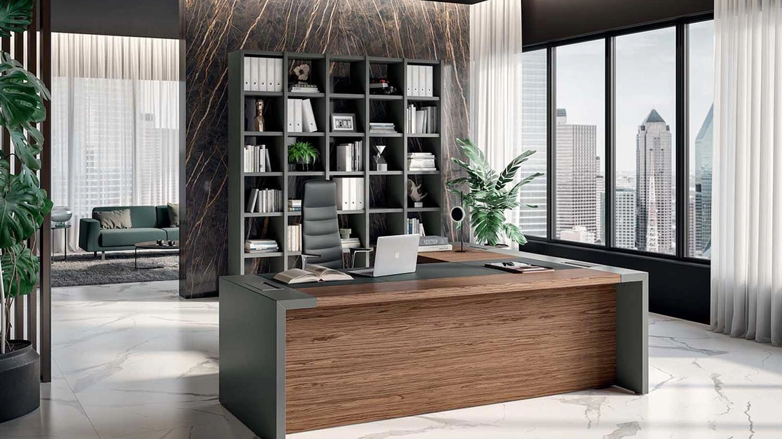 Scrivania Direzionale e10 di Quadrifoglio