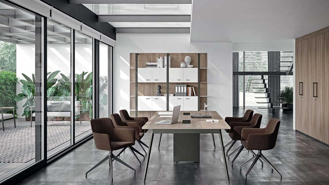 Scrivania Operativa X3 di Quadrifoglio