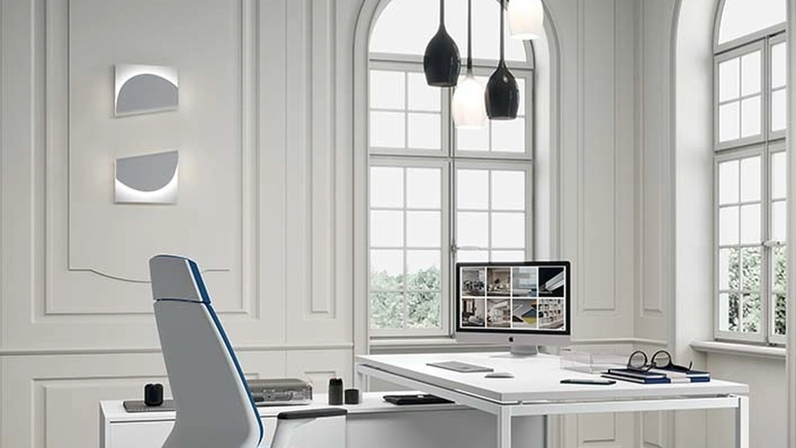 Sedia Operativa con schienale alto Oxygen di Quadrifoglio