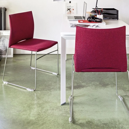 Seduta per Ospiti e Attesa impilabile Wendy di Milani