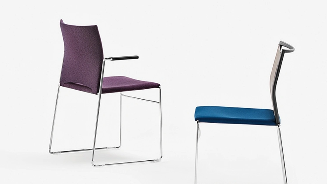 Seduta per Ospiti e Attesa impilabile Wendy di Milani